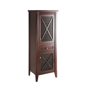 Пенал напольный 55,7х43,1хh161.5cм, 2 дверцы, 1 выдвижной ящик, правый, (цвет B-041, ручки B16B),   ZZ Caprigo Napoli 11250R  цвет B-041  ручки B16B