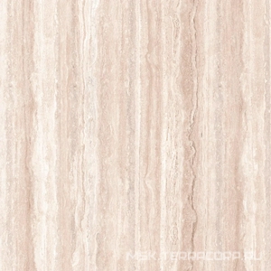 Керамогранит для пола и стены Ariostea Ultra Marmi Travertino Santa Caterina Lucidato (Shiny) 6 mm  150x150 UM6L150431