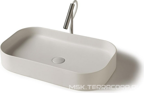 Раковина чаша 650х380хh110, без перелива, цвет белый,  ZZ Galassia SmartB 7407