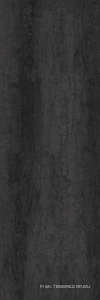 Керамогранит для пола и стены Laminam Rus I Naturali Pietre Pietra Di Savoia Antracite Bocciardato 3,5 mm 100x300 LAMF005253