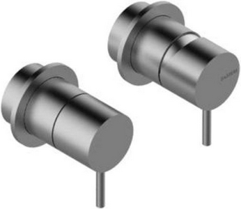 Смеситель для душа, встраив.в стену, на 2 потребит., БЕЗ внутр.части арт.3300 B401 A00, (цв.нерж.сталь),  ZZ Zazzeri Z316 3300 A401 AA0