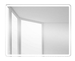 Зеркало 500x30x800мм, реверс., с встроенным по периметру светильником и кнопочным выключателем, 12W, 220-240V, BelBagno ZZ