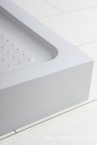 Поддон д/д 800х800h150мм, 1/4 круга R550мм, отв.слива 90мм,(сифон крышка цв.хром, мет каркас, ножки в компл.),акрил цв.белый,BelBagno ZZ BelBagno Универсал TRAY-BB-R-80-550-15-W