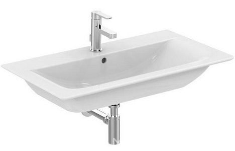 Раковина 840х460мм, с 1 отв.д/смесит., с переливом, без крепежа,  ZZ Ideal Standard Connect Air E027901