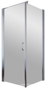 Душевое ограждение , 100x90x1900 мм, левая, профиль хром глянцевый, стекло прозрачное, БЕЗ поддона ZZ Vegas Glass EP-Fis EP-Fis 100*90 08 01