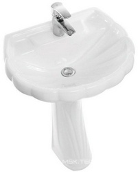 Раковина "Ромашка", 60 см, с 1 отв., без комплекта крепежа, белый XX