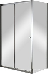 Душевой уголок 1200х900хh2000мм, прямоугольн., правый/левый, сдвиж.дверь с неподв. сегм., вход 570мм, (стекло прозр. 6мм, фурн.цв.хром), Anima ZZ