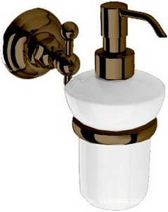 Дозатор настенный (цв.Tuscan brass темная бронза/ керамика антик),  ZZ Nicolazzi Classica 1489 A TB