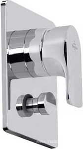 Смеситель (внешняя часть) , встраиваемый в стену, с переключателем, (БЕЗ внутр.части арт. 35 020 970 90), (цв. хром),  ZZ Dorn Bracht Cult 36 120 960-00