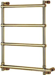 Полотенцесушитель 570(500)хh660x105мм, (эл.+Box, подключение справа!), (цв.English Gold), Margaroli ZZ Margaroli Sole 542-570x656-470/4M+Box (English Gold / эл + Box СПРАВА)