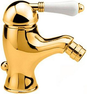 Смеситель для биде, с д/к, (цв. золото, ручка Petit Mont Blanc),  ZZ Nicolazzi Classico 3403 GO 76