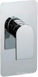 Смеситель для душа, встраиваемый в стену, (цв. чёрный/хром),  ZZ 3M Ran 2208 СC