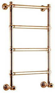 Полотенцесушитель 600(625)хh980х220мм, подвод воды int.550мм, (цв.золото), краны, крепёж в компл., (ГВС, 6 bar) Margaroli 9-442/4/600 ZZ Margaroli Armonia 9-442/4/600 GL