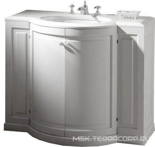 Тумба напольная 105хh85х67см (столешница Bianco Carrara, раковина в комплекте), цвет Offwhite,  ZZ Devon & Devon Clarence EFCLAROFBI