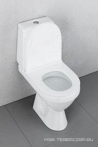 Унитаз - компакт -2, гориз.выход, 3/6 л., крепеж, крышка-сидение с микролифтом в комплекте, цвет белый RedBlu Origin Evo 788607SC