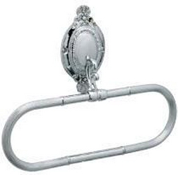 Полотенцедержатель овальный 32х7хh24см, (цв. хром), Oval cristallo Z XXZ