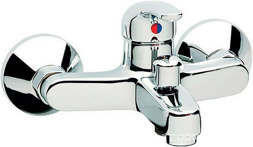 Смеситель для ванны/душа "", короткий излив, с душевым гарнитуром KL Vidima Сириус BA010AA