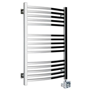 Полотенцесушитель "" 800*500 мм, электрический, пульт управления справа, скрытое подключение, в комплекте 4 телескоп.кроншт., цвет хром ZZ Сунержа Аркус 00-0531-8050