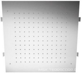 Душ верхний, стационарный, встраиваемый в потолок, квадрат 500х500мм, (цв. хром), 3M ZZ 3M Showers & Thermostat RTBR302 CC