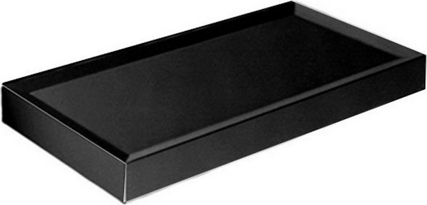 Полка 30х15хh3см, (матовая чёрная керамика),  ZZ Fantini Young 96 P4 7603