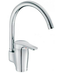 Смеситель для кухни Kandel, гибкая подводка, хром XX