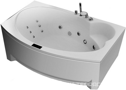 Ванна 190х110х65см с г/м, на раме, фронт. панель, сифон в компл.,  ZZ Thermolux Infinity Infinity (гидро)