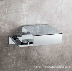 Держатель туал.бумаги, с крышкой, хром,  Colombo Look B1691.000