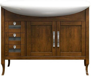 Тумба напольная  105 (100), 1060*880*475 мм, цвет св. орех, БЕЗ раковины Классик (Керастайл) 105 ZZ Opadiris Мираж 00-00000056