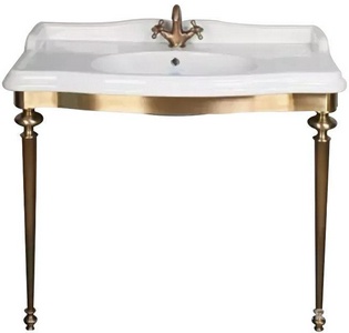 Консоль напольная под раковину Simas Arcade 105см арт. AR 874, (цв. бронза),  ZZ TW Collection Bristol TWBR874.2br