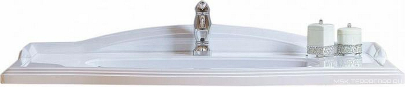 Раковина  100 для тумбы  100, белая (БЕЗ ТУМБЫ НЕ ПРОДАЕТСЯ!) ZZ Opadiris Лаура 10.210.01000.001