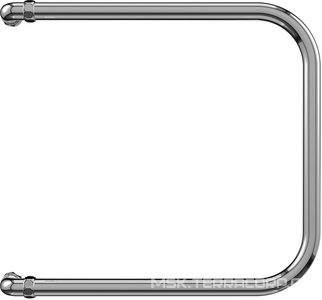 Полотенцесушитель  (1") 500(в)*500(ш), БЕЗ уголков Terminus П-образный 4620768881374