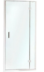 Дверь в нишу 94-98xh190см, (вход 55см) петли двери и непод.сегм справа (профиль цв. хром, стекло прозрачное StarClean),  ZZ Samo Polaris Design B9438 ULU TR DX