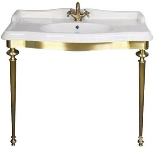 Консоль напольная под раковину Simas Arcade 105см арт. AR 874, (цв. золото),  ZZ TW Collection Bristol TWBR874.3oro