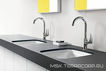 Смеситель для раковины, Высокий, с закруглённым изливом, с д/к, (цв.хром), Lоgis Hansgrohe Logis 71130000