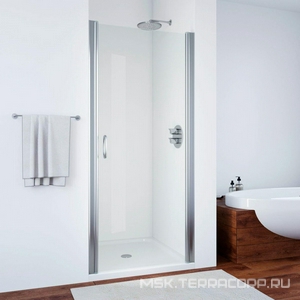 Дверь в нишу , 90x190 см, универсальное, профиль хром глянец, стекло прозрачное ZZ Vegas Glass EP EP 0090 08 01