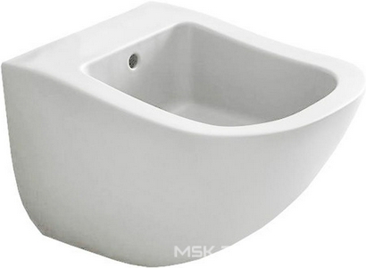 Биде подвесное 37х53см, комплект креплений на инстал. в компл, (цв. Stone),  ZZ Ceramica Cielo Fluid FLBS ST