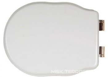 Сиденье для НАПОЛЬНОГО унитаза, с микролифтом, (орех, петли цв. бронза), Bristol ZZ