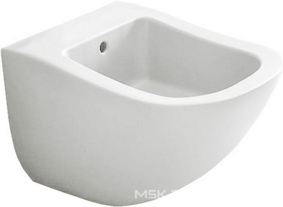 Биде подвесное 37х53см, комплект креплений на инстал. в компл,  ZZ Ceramica Cielo Fluid FLBS Gloss White