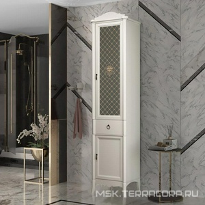 Пенал  напольный 400*1980*390 мм, правый, цвет слон.кость ZZ Opadiris Виктория Z0000012696