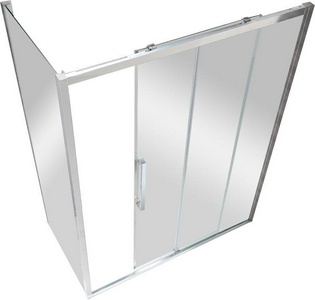 Душевой уголок 1200(1180-1220)х800(780-800)хh2000мм, прямоугольн, правый/левый, вход 475мм,(ст.прозр.Idrorepellente 8мм,фурнит.цв.хром),  ZZ Cezares Lux Soft LUX-SOFT-W-AH-1-120/80-C-Cr-IV