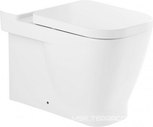 Чаша напольного унитаза, 62,4,x35см, безободковый Rimflush, без бачка арт.1341110LM и сиденья, Look ZZ