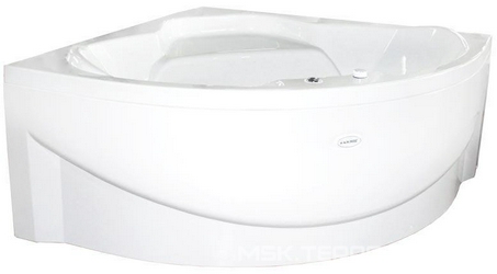 Ванна акрил. "ЭЛДЖИН", 1490х1490, фронт.панель, АМ, контроллер 100, слив-перелив, хром ZZ