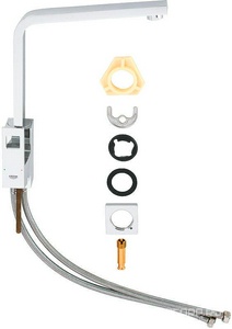 Смеситель для кухонной мойки Grohe , латунь, цв.хром, ZZ Grohe Eurocube 31255000