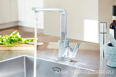 Смеситель для кухонной мойки Grohe , латунь, цв.хром, ZZ Grohe Eurocube 31255000