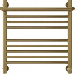 Полотенцесушитель "Богема+" 500*500 мм + 1 прямая полка,  подключ. 3/4, комплектующие в комплекте, цв. состаренная бронза ZZ