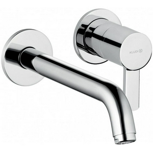 Смеситель для раковины  однорычажный встраив. в стену на 2 отверстия, излив 230 мм, внеш.часть (БЕЗ внутр.арт.38243 ) ZZ Kludi Zenta 382450575