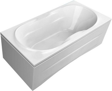 Ванна без г/м, 180х80х63см, на раме, фронтальная панель, слив/перелив в компл.,  ZZ Thermolux Demetra ВАННА 180х80 DEMETRA