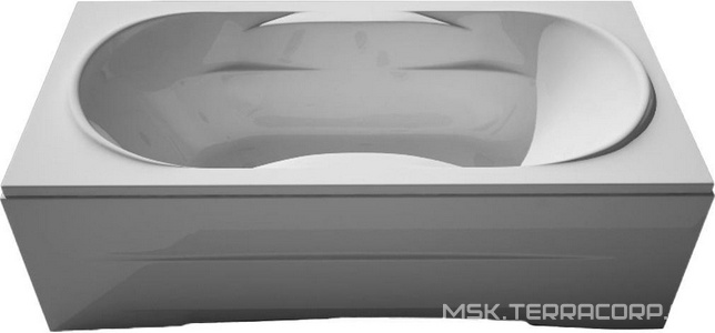 Ванна без г/м, 180х80х63см, на раме, фронтальная панель, слив/перелив в компл.,  ZZ Thermolux Demetra ВАННА 180х80 DEMETRA