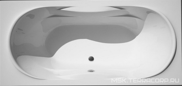 Ванна без г/м, 180х80х63см, на раме, фронтальная панель, слив/перелив в компл.,  ZZ Thermolux Demetra ВАННА 180х80 DEMETRA