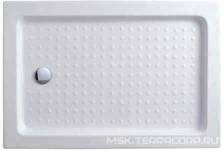Поддон душевой 1000х900h150мм, прямоугольный, отв. слива 90мм, (сифон крышка цв.хром, мет каркас, ножки в компл.), акрил цв.белый, Cezares ZZ Cezares Универсал TRAY-A-AH-100/90-15-W